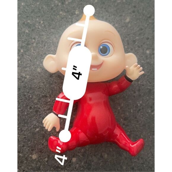 Disney Pixar The Incredibles 2 Baby Jack Jack 5" Figurine Toy Doll - Picture 5 of 11